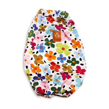 Paraorecchie in Maglina di cotone jersey - Happy Flower